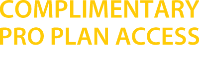 Complimentary Pro Plan Access